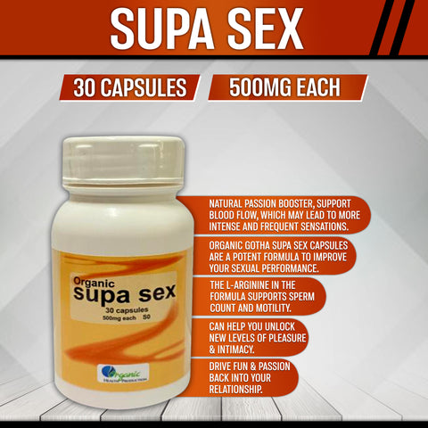 Experience Intense Pleasure with Organic Gotha Supa Sex! Totally Natural