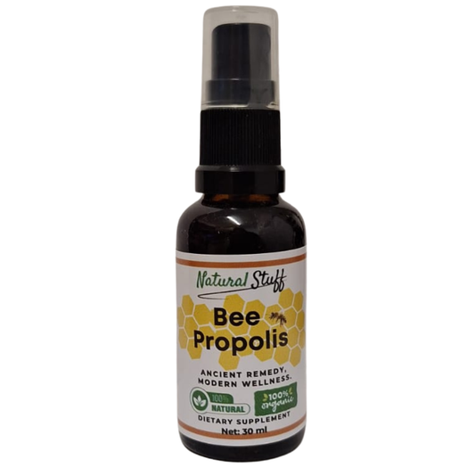 Natural Stuff Bee Propolis -100% Pure Power. Defend Naturally. Live Fully.