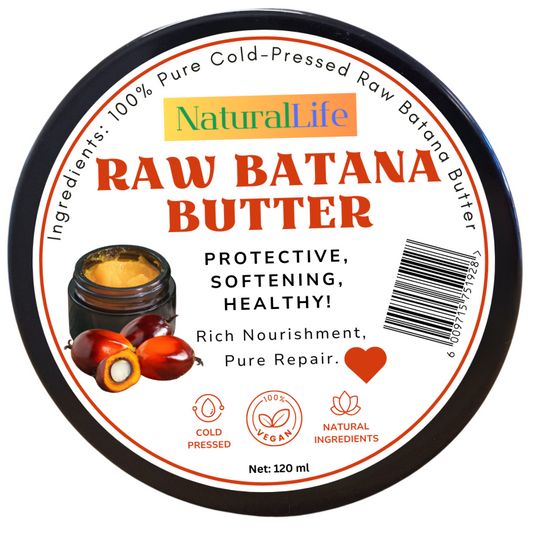 NaturalLife 100% Pure Cold-Pressed Raw Batana Butter. For Healty Hair!