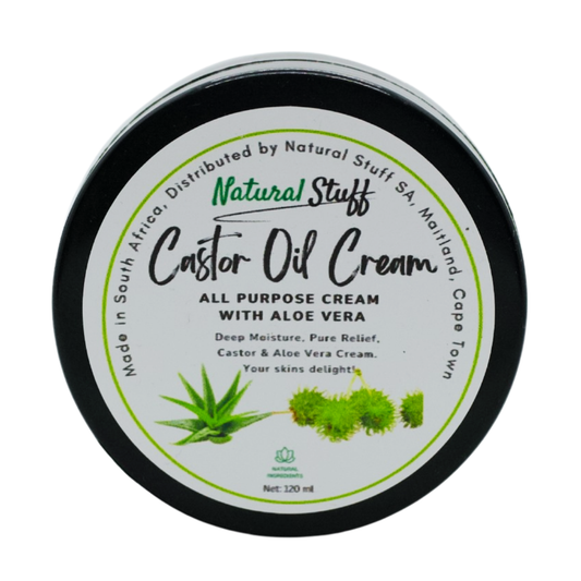 Natural Stuff Castor Oil & Aloe Vera Cream - Hydrate, Nourish, Glow
