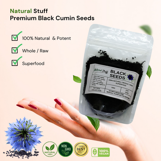 Natural Stuff Premium Quality Black Cumin Seeds 100% Natural 150g
