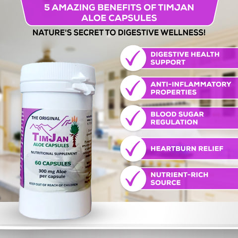 Nature's Gift: TimJan Aloe Ferox Capsules 300mg Your Natural Path to Wellness