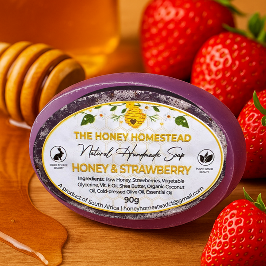 The Honey Homestead Honey & Strawberry Soap Blend