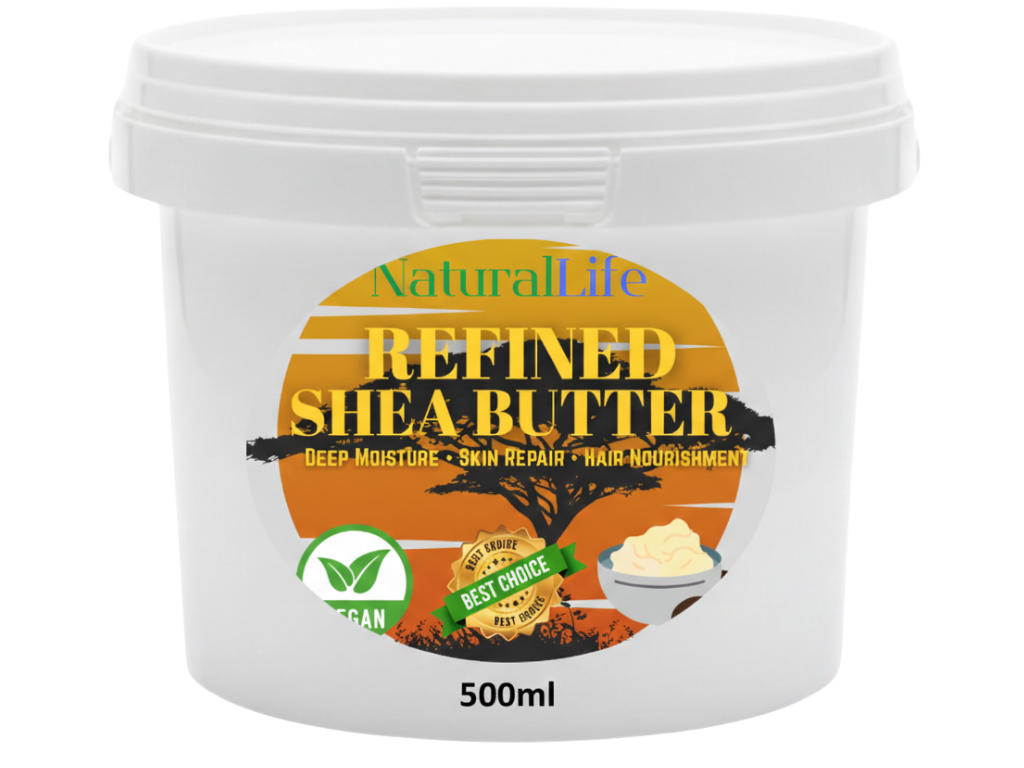 Naturallife Refined Shea Butter - Smooth, Moisturising Butter