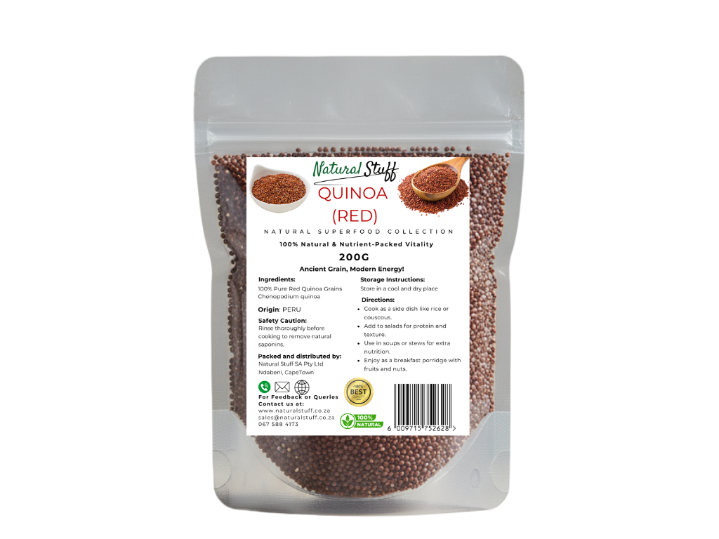 Natural Stuff Red Quinoa - Pure Supergrain for Balanced Nutrition