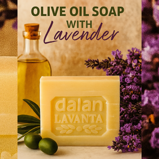 Dalan Antique Pure Olive Oil Soap with Lavender 150g – Gentle & Natural