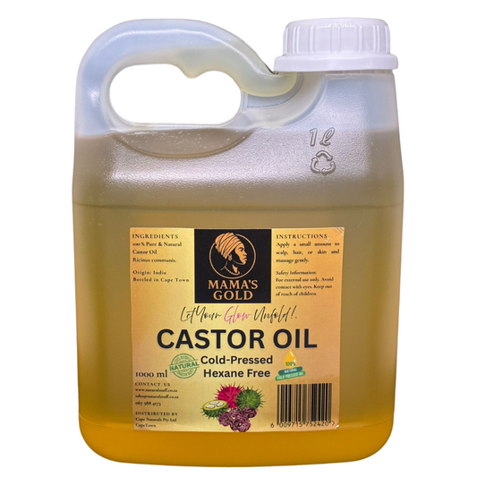 Mama's Gold Cold pressed hexane free castor oil