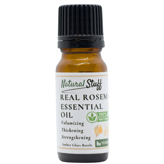 Natural Stuff 100% Real Rosemary Essential Oil 10ml - Smell the Difference
