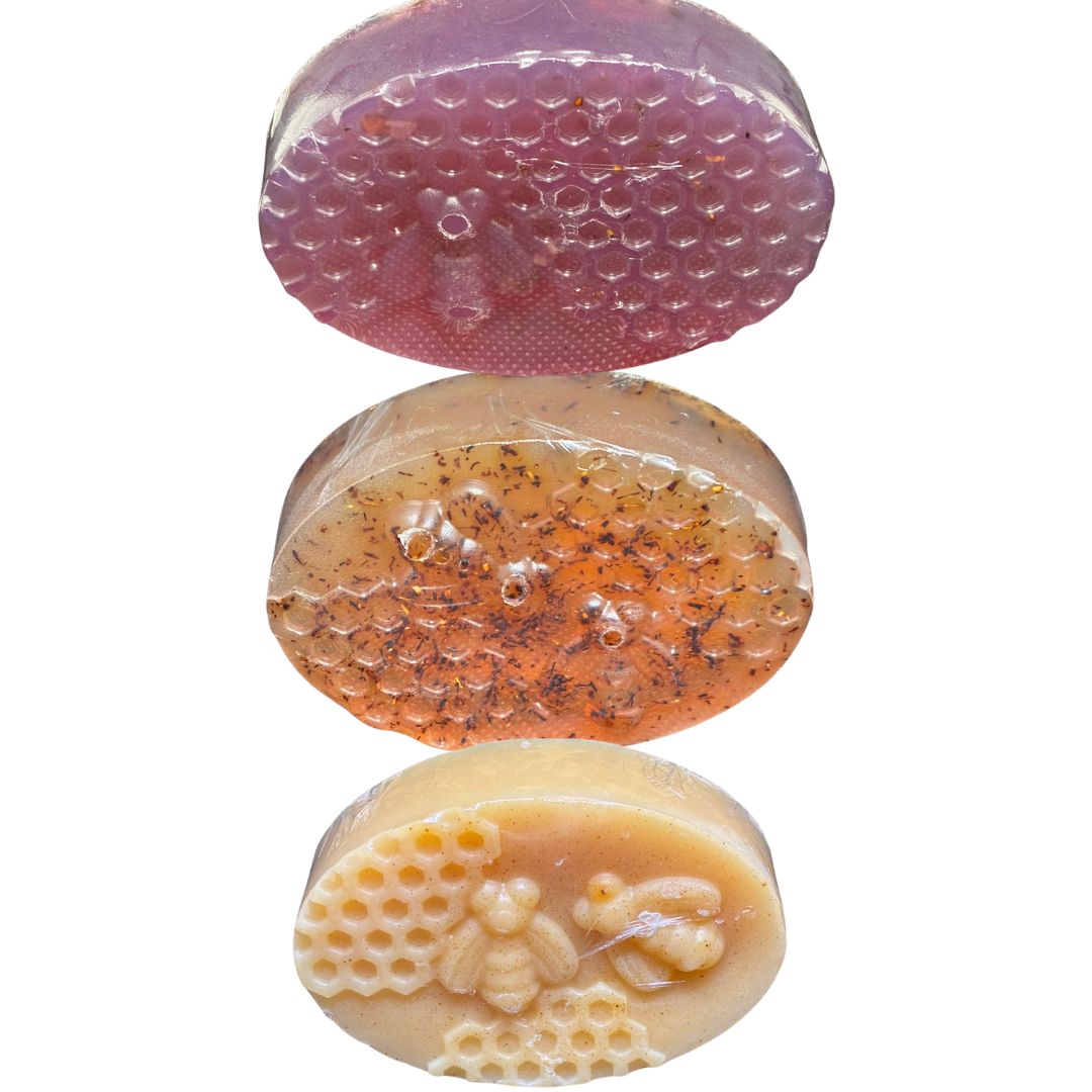 The Honey Homestead Honey-Infused Soap Set of 5 - Natural & Nourishing