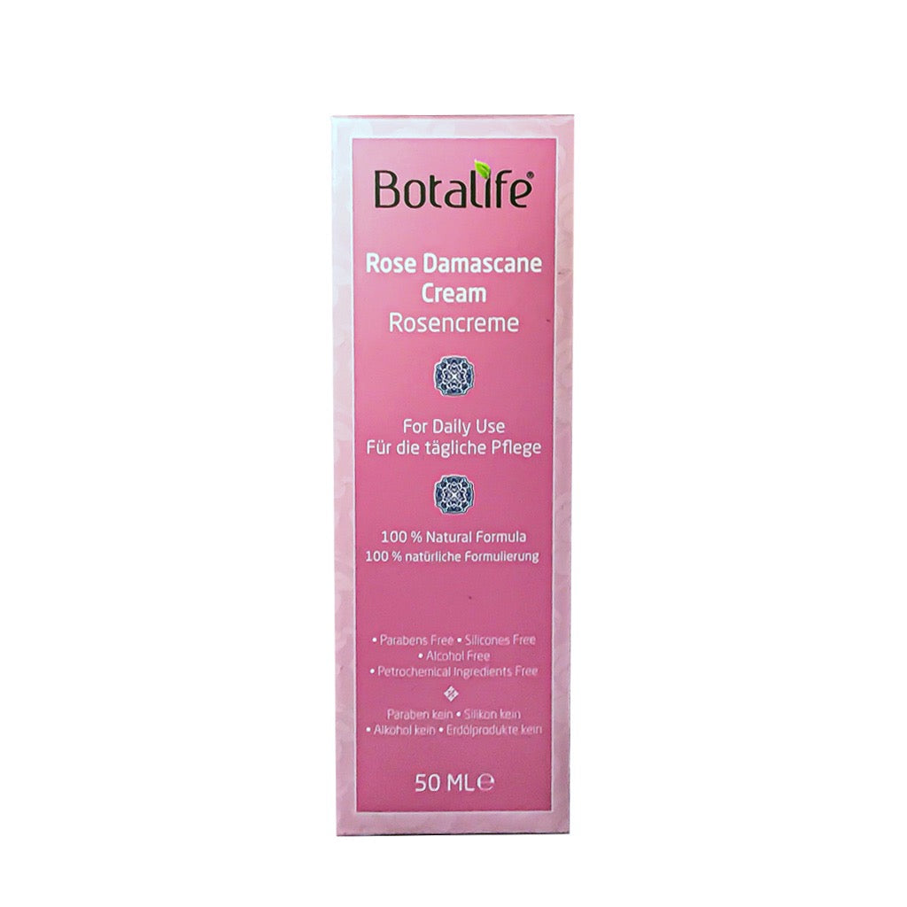 Botalife All Natural Rose Damascena Cream with Real Rose Oil