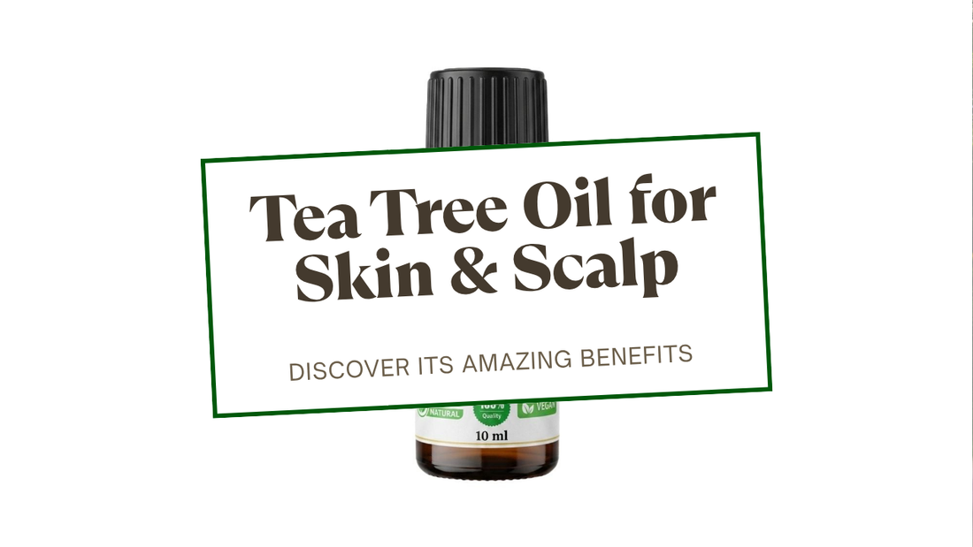 Natural Stuff 100% Pure Tea Tree Essential Oil 10ml bottle - Tea Tree Oil for Skin & Scalp
