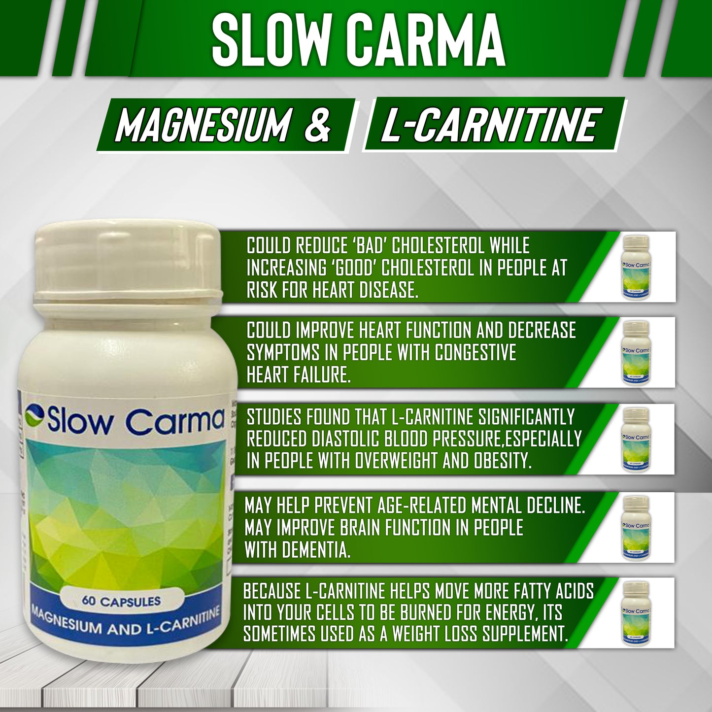 Organic Gotha Slow Carma Capsules Boost Energy, Exercise Performance