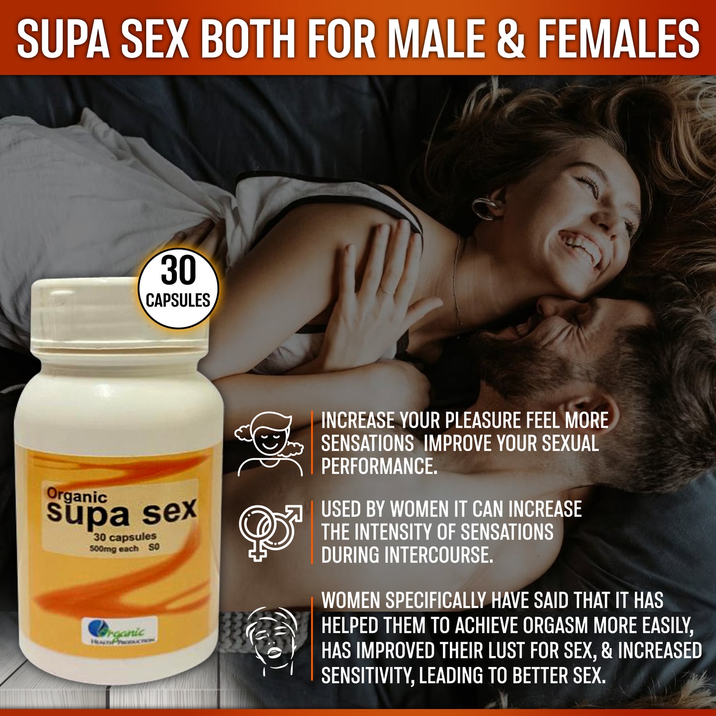 Experience Intense Pleasure with Organic Gotha Supa Sex! Totally Natural