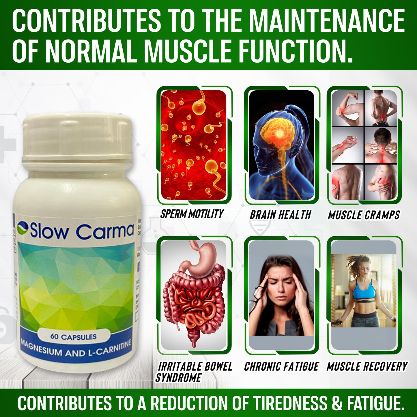 Organic Gotha Slow Carma Capsules Boost Energy, Exercise Performance