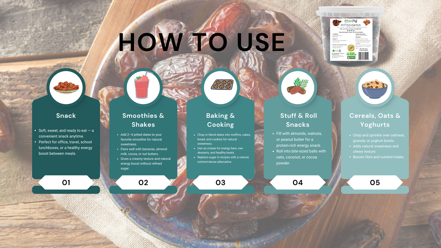 Instructions on how to use a food product with images and text overlay.