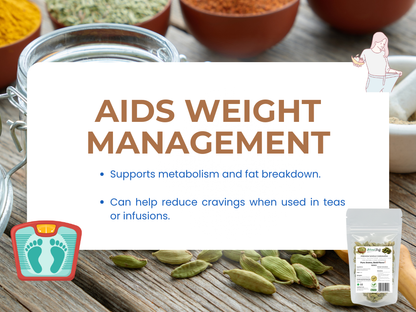 Natural Stuff Premium Whole Cardamom - Fresh, Fragrant, Bold Aroma