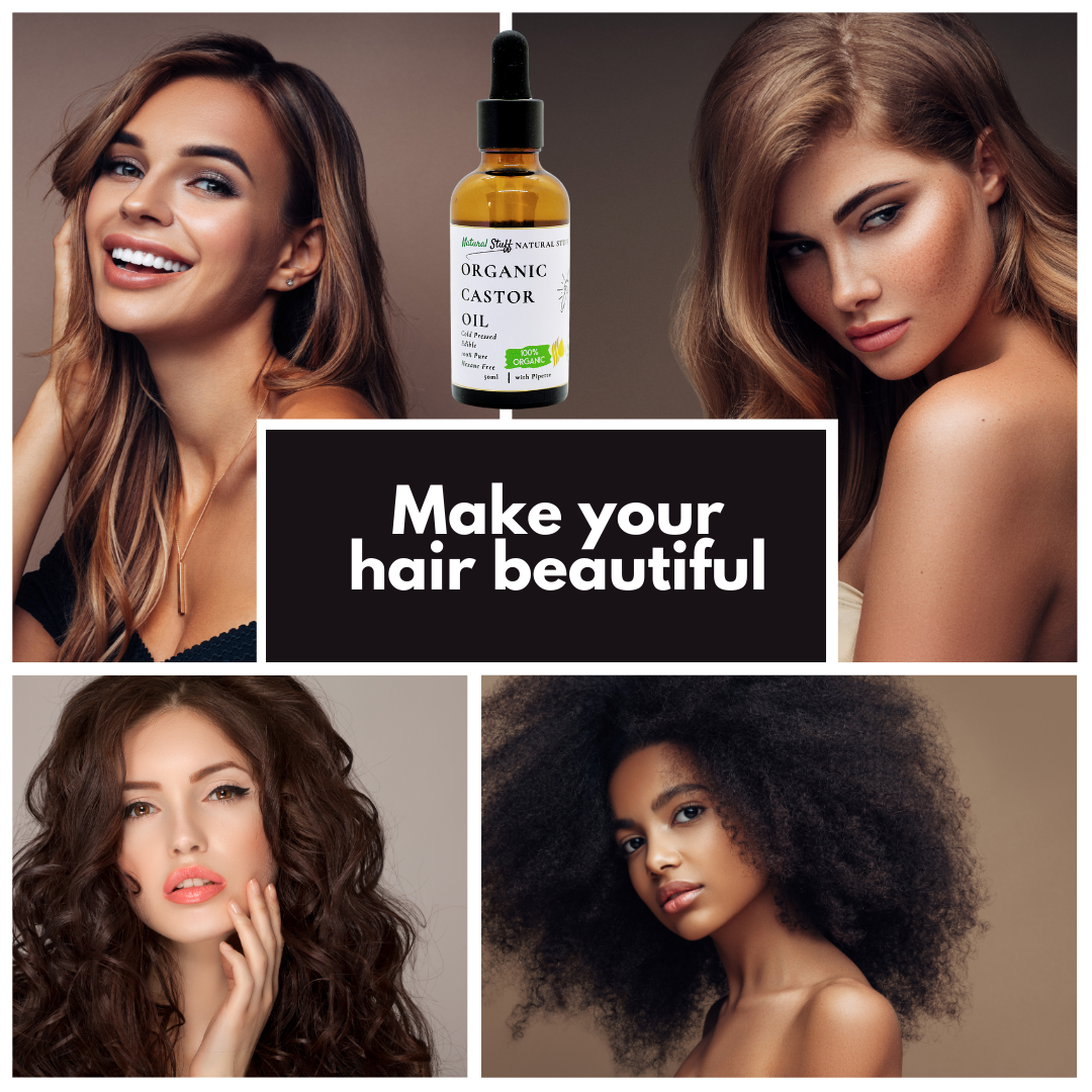 Natural Stuff Organic Castor Oil for Hair & Skin