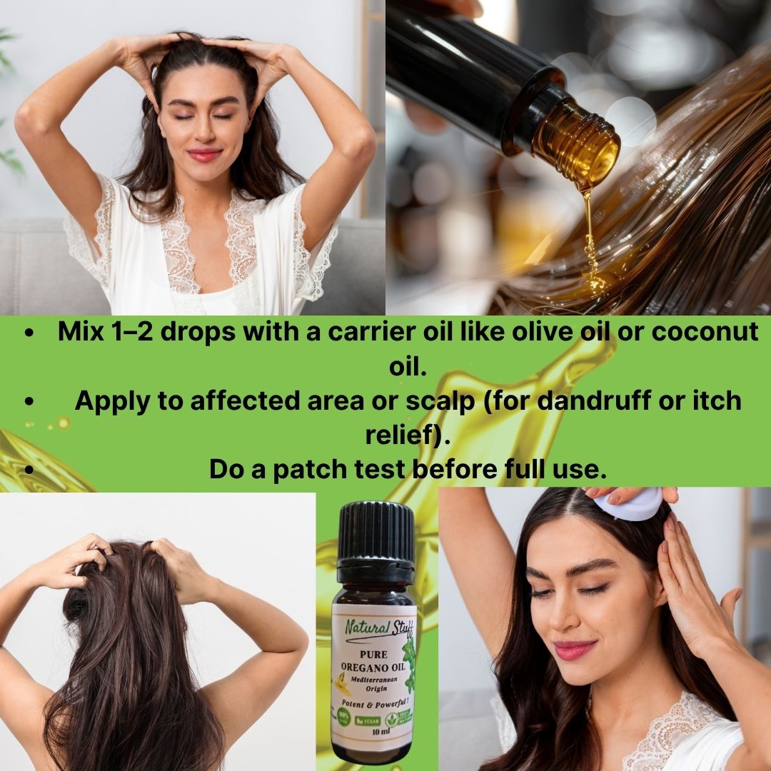 Natural Stuff Pure Premium Oregano Oil Nature's Most Powerful Antibiotic - 10 ml
