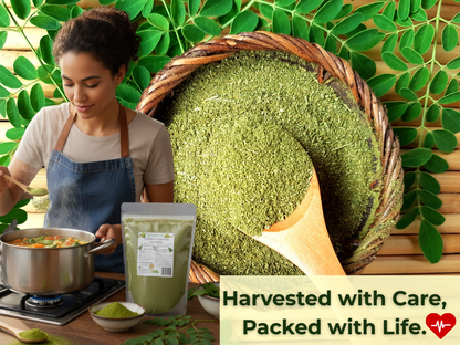 Natural Stuff Organic Moringa Powder - Energy, Vitality & Wellness Support