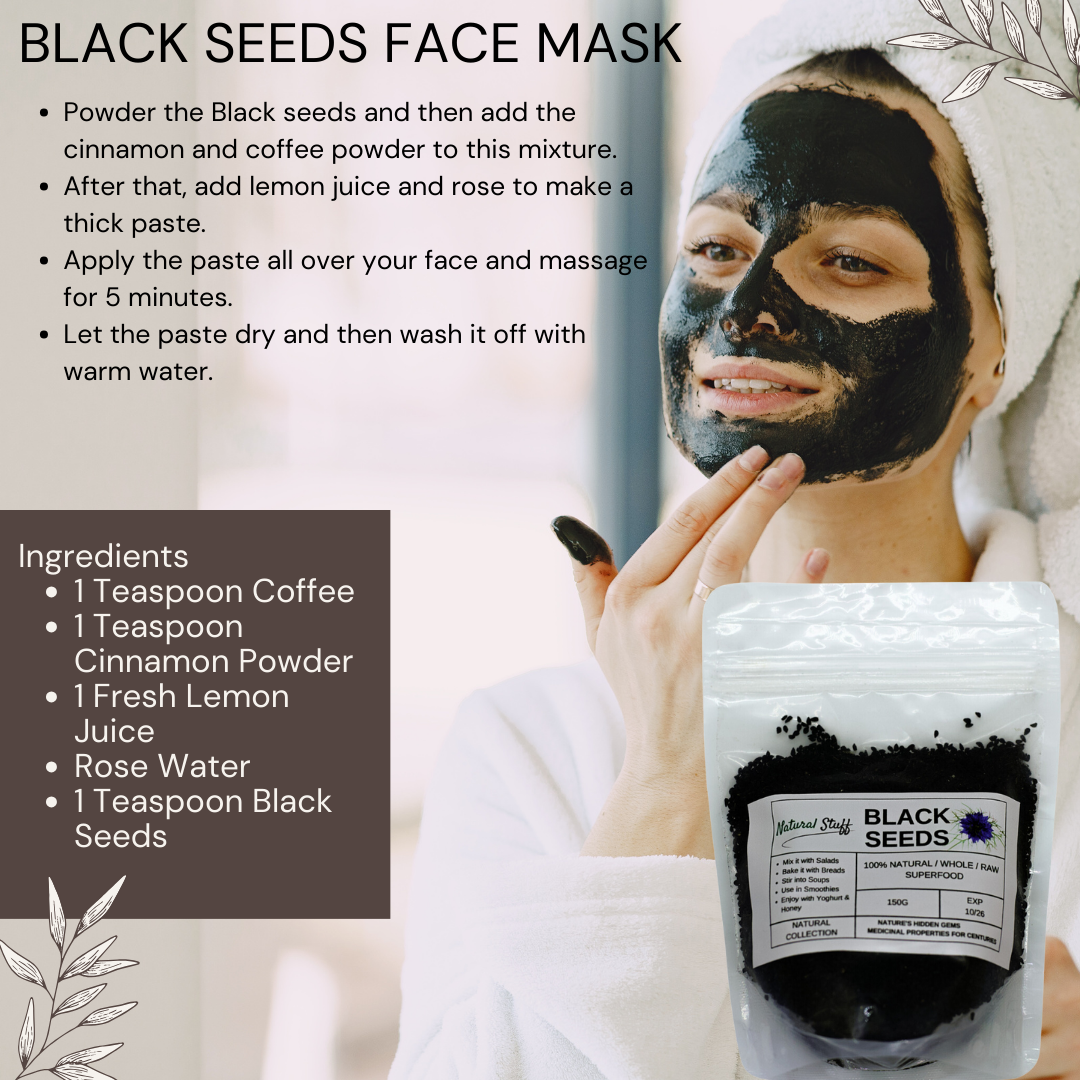 Natural Stuff Premium Quality Black Cumin Seeds 100% Natural 500g
