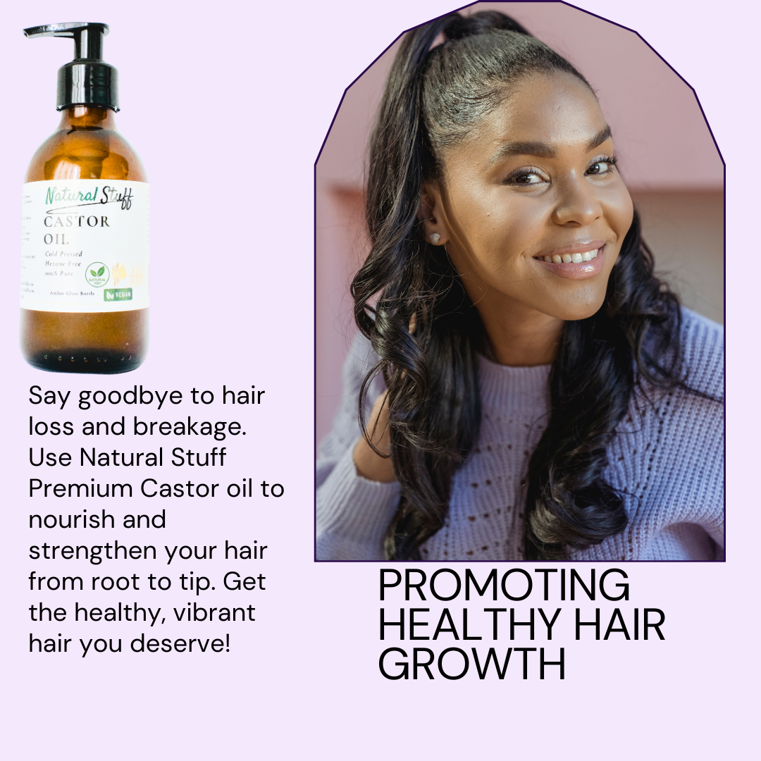 Natural Stuff Premium Castor Oil Cold-pressed Hexane Free 200ml