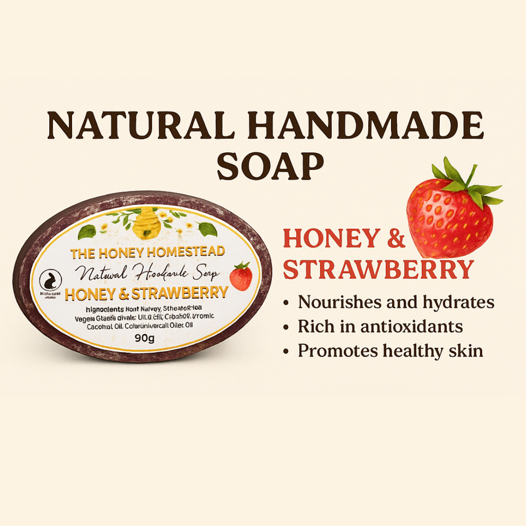 The Honey Homestead Honey-Infused Soap Set of 5 - Natural & Nourishing