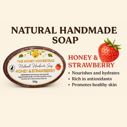 The Honey Homestead Honey-Infused Soap Set of 5 - Natural & Nourishing