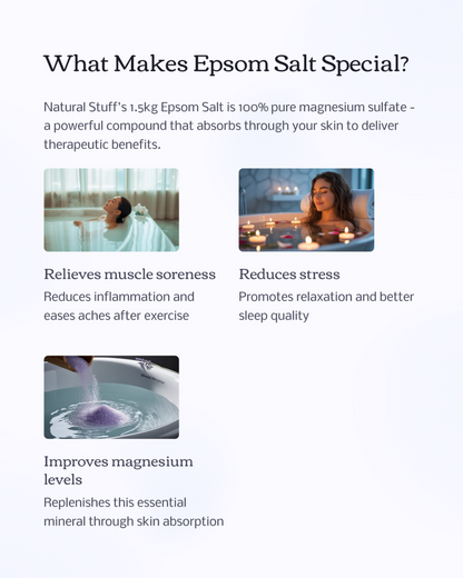 Natural Stuff Epsom Salts 1.5kg