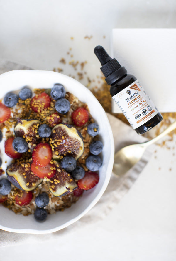 BEE&YOU 10% Pure Propolis Water Soluble Extract - High Potency - 30ml Zero Sugar - Zero Calorie - Natural Immune Support & Sore Throat Relief Antioxidants, Keto, Paleo, Gluten-Free