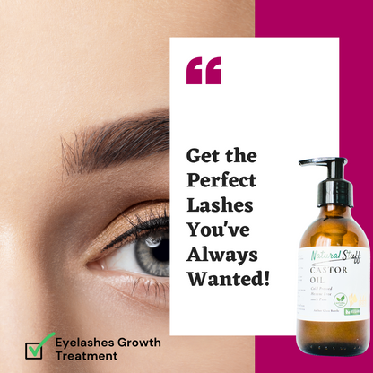 Natural Stuff Premium Castor Oil Cold-pressed Hexane Free 200ml