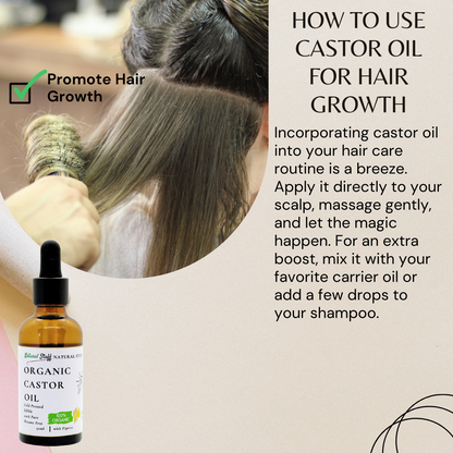 Natural Stuff Organic Castor Oil for Hair & Skin