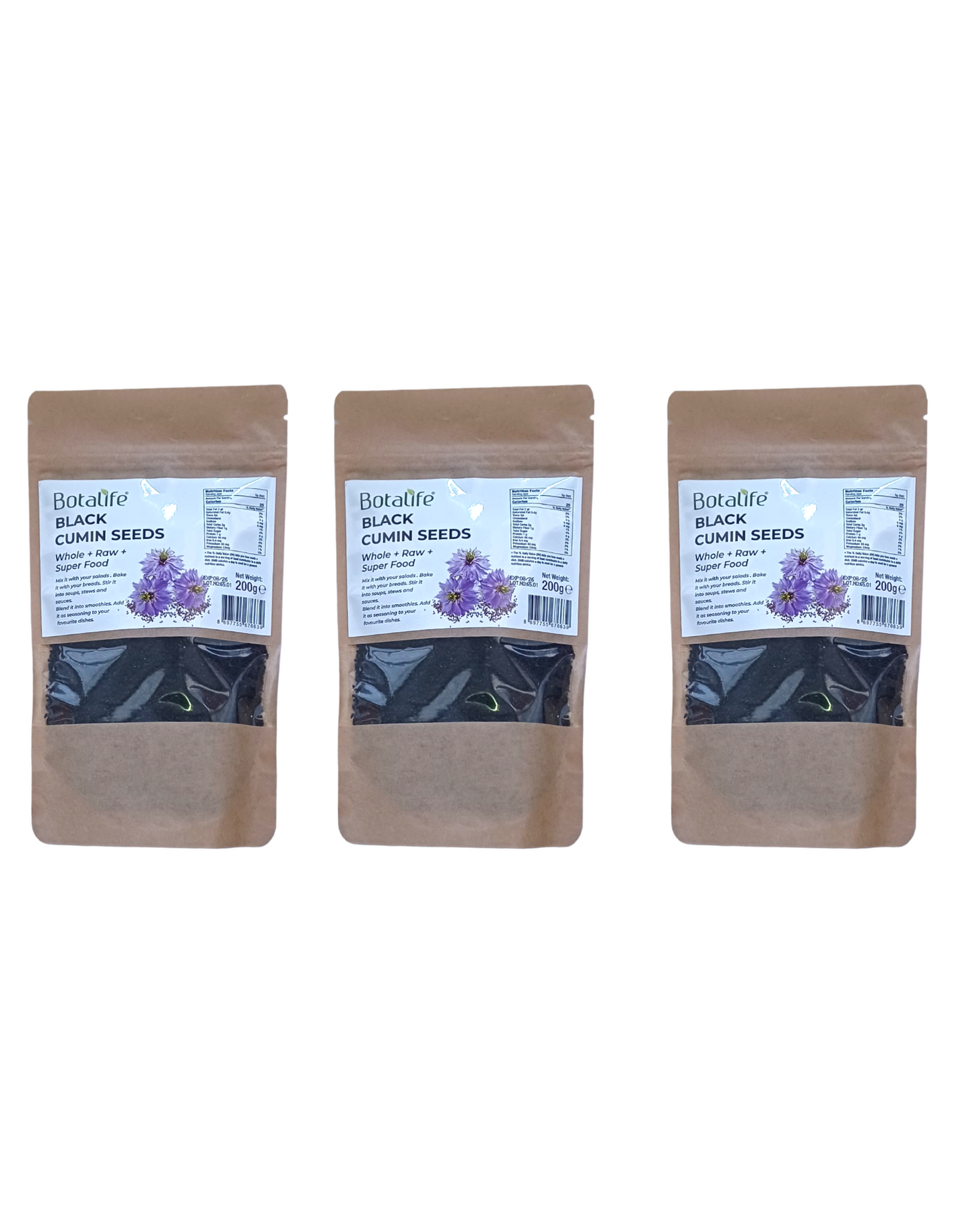 Black Cumin Seeds 200g Experience the Power of Botalife Black Seed Today