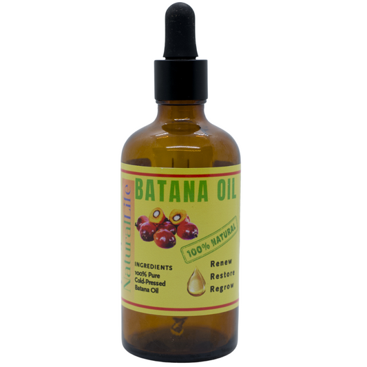 NaturalLife Cold Pressed Batana Oil with Pipette - Pure & Easy to Apply