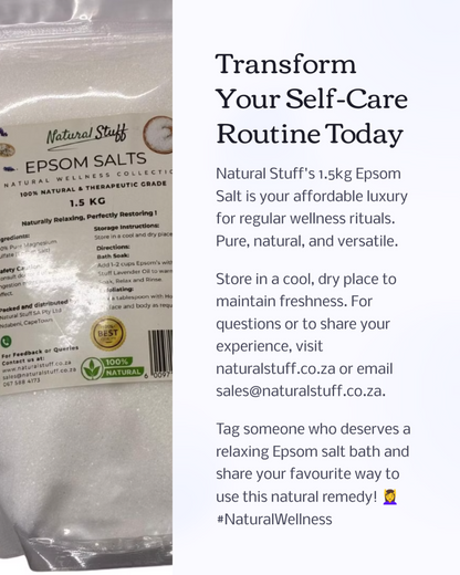 Natural Stuff Epsom Salts 1.5kg