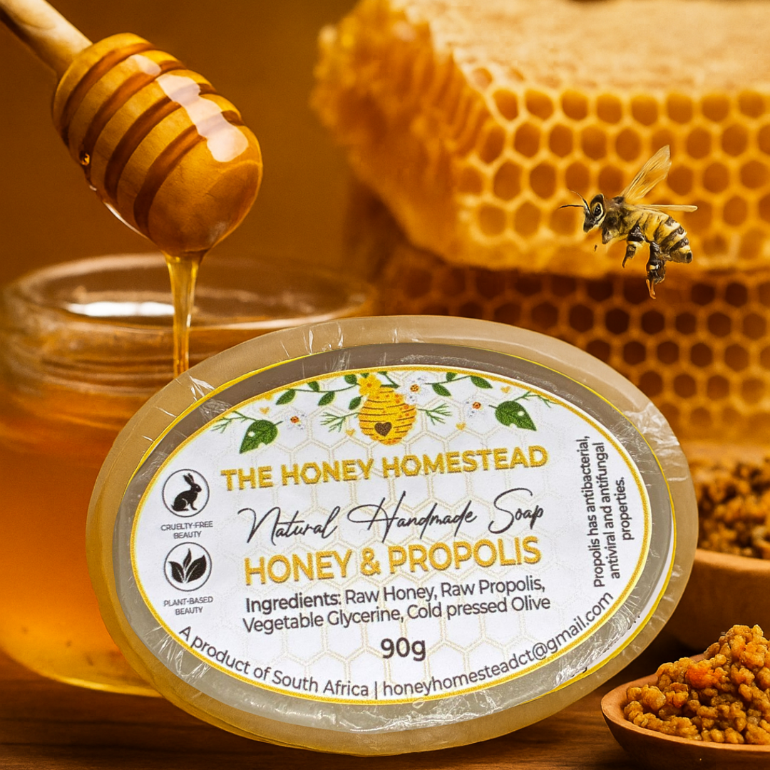 The Honey Homestead Honey-Infused Soap Set of 5 - Natural & Nourishing