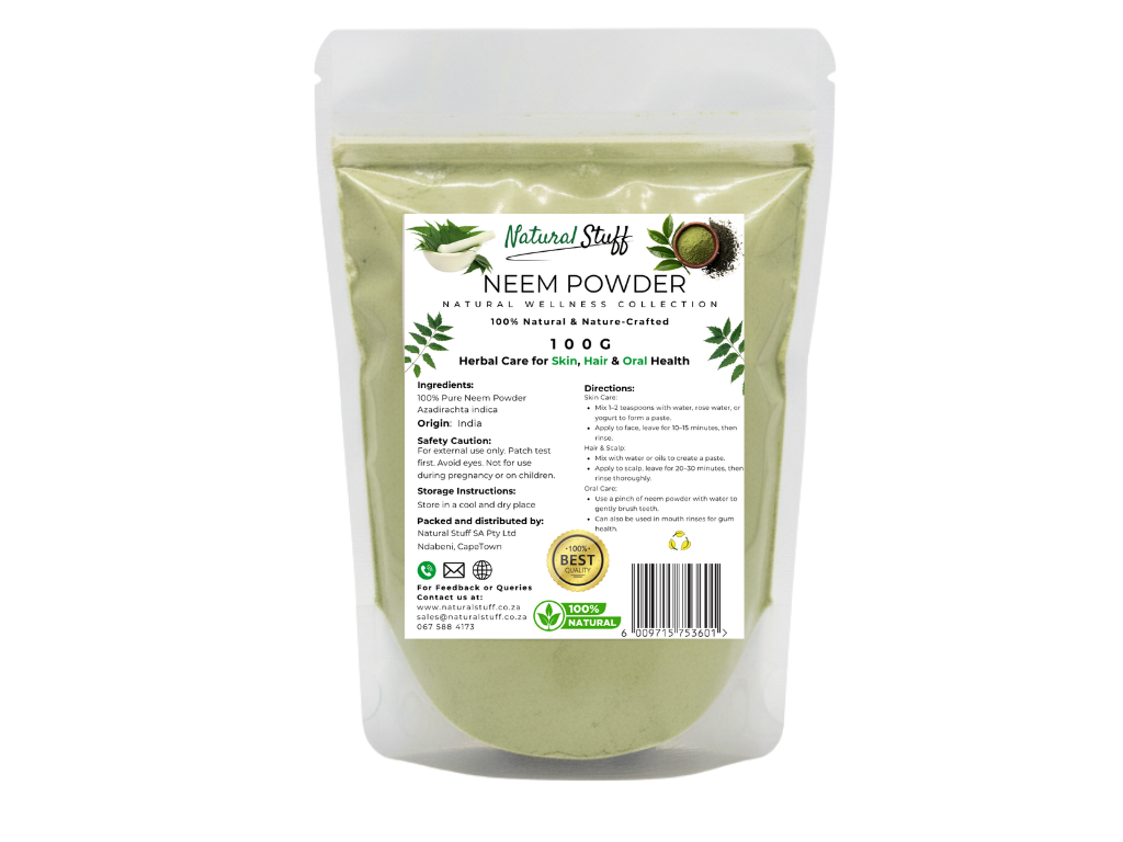 Natural Stuff Pure Neem Powder – Natural Skin & Hair Care