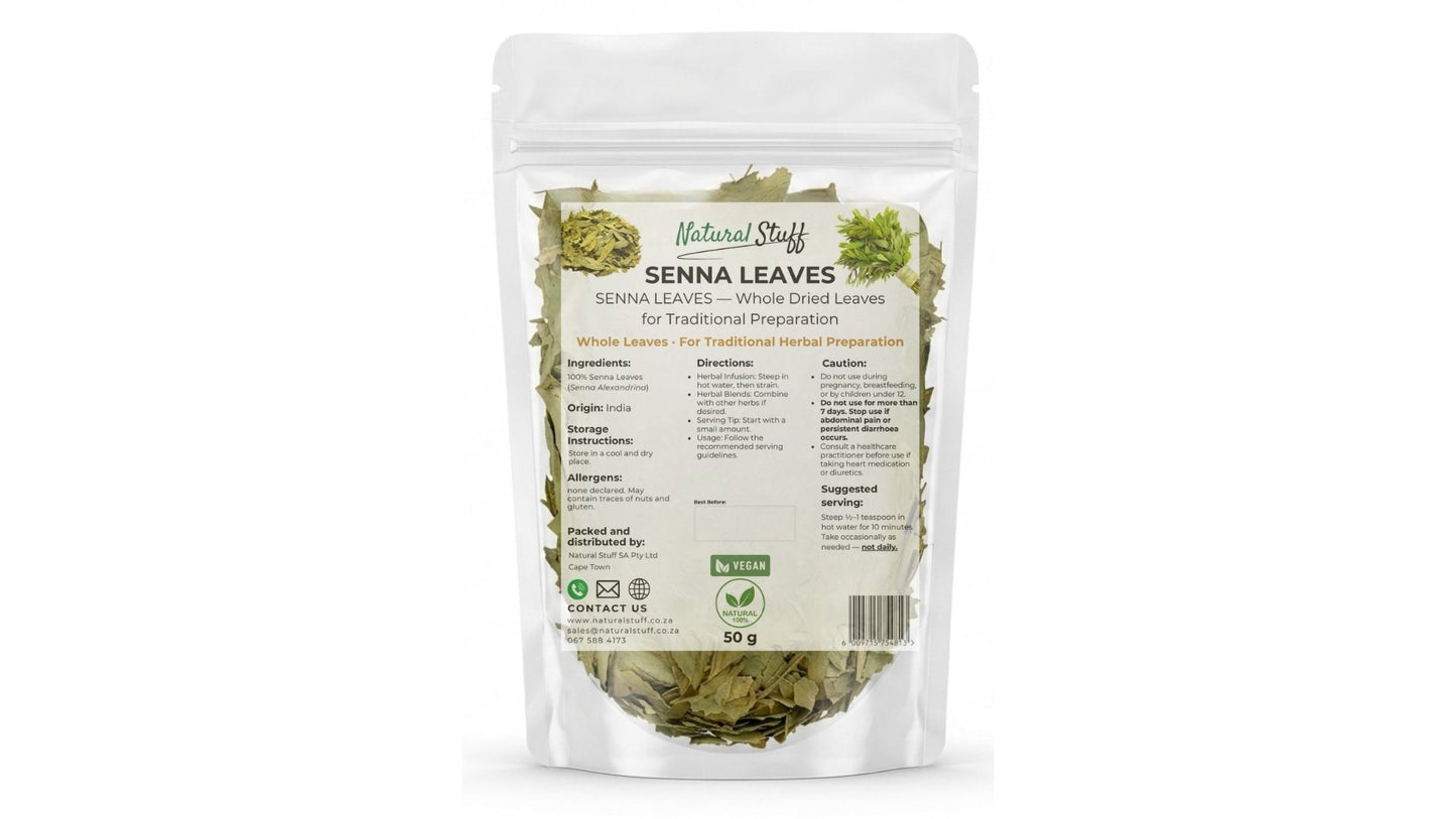 Natural Stuff Senna Leaves – Premium Quality Herbal Leaves