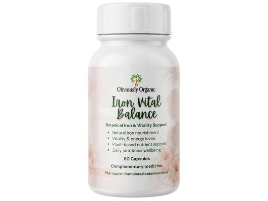 Obviously Organic Iron Vital supplement