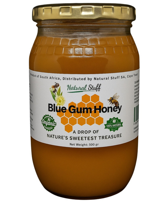 Natural Stuff Premium Blue Gum Honey - 100% Pure Western Cape Honey 500g