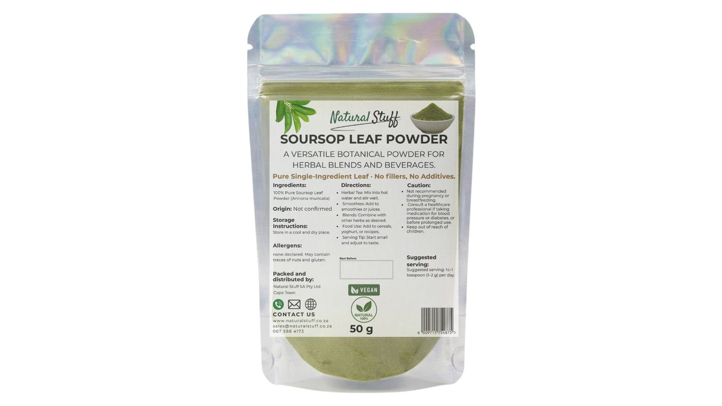 Natural Stuff Soursop Leaf Powder – Traditional Herbal Wellness