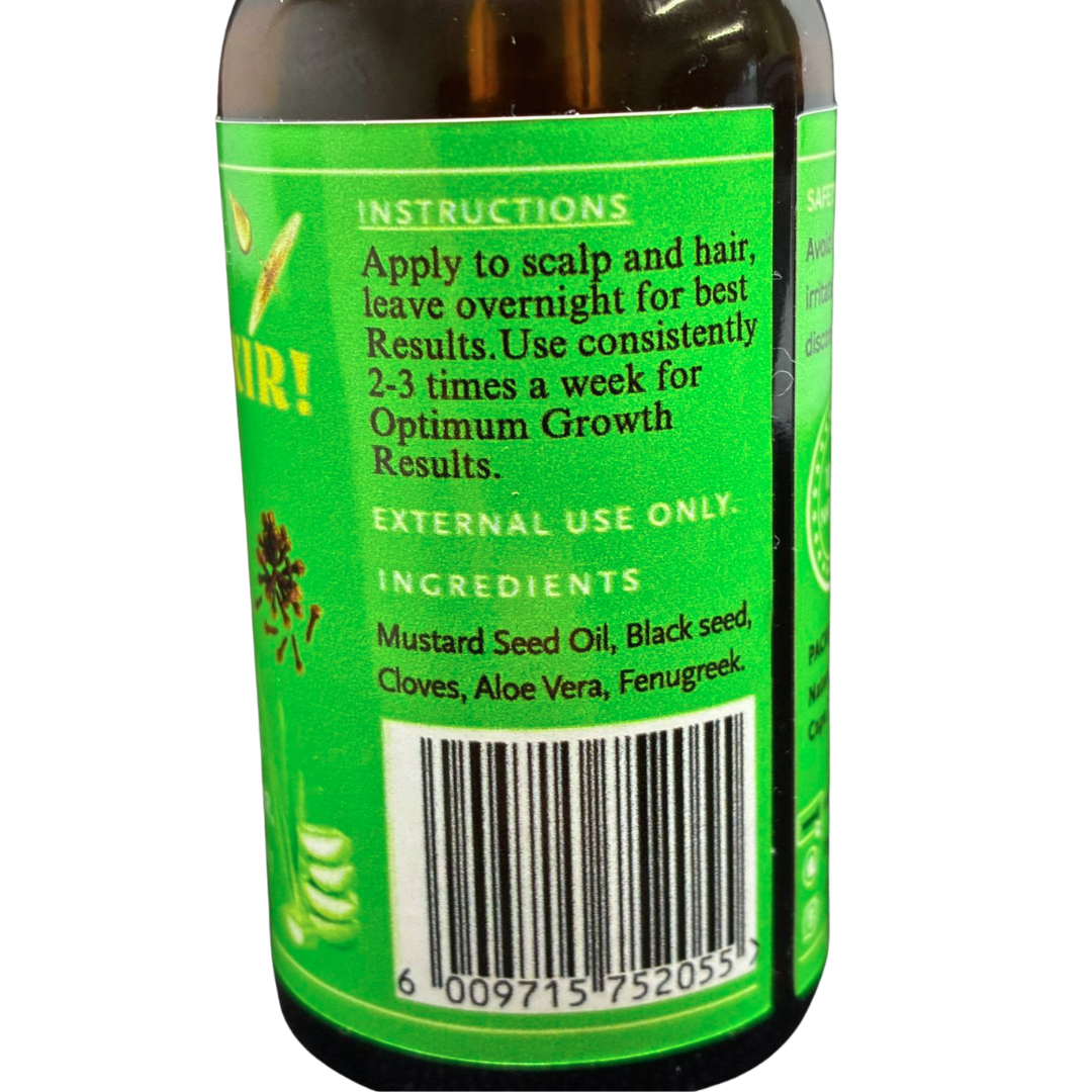 NaturalLife Miracle Hair Growth Oil Scalp Relief, Fast Hair Growth & Shine!