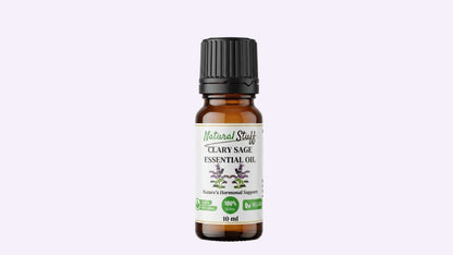 Natural Stuff Pure Clary Sage Essential Oil – Natural & Undiluted - 10ml