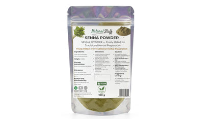 Natural Stuff Senna Powder – 100% Pure Senna Alexandrina for Teas & Infusions