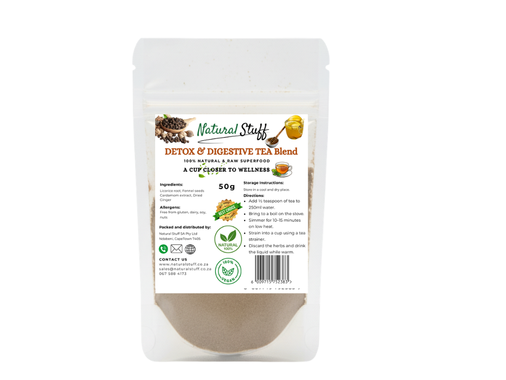 Natural Stuff Detox and Digestive Tea Blend 50g