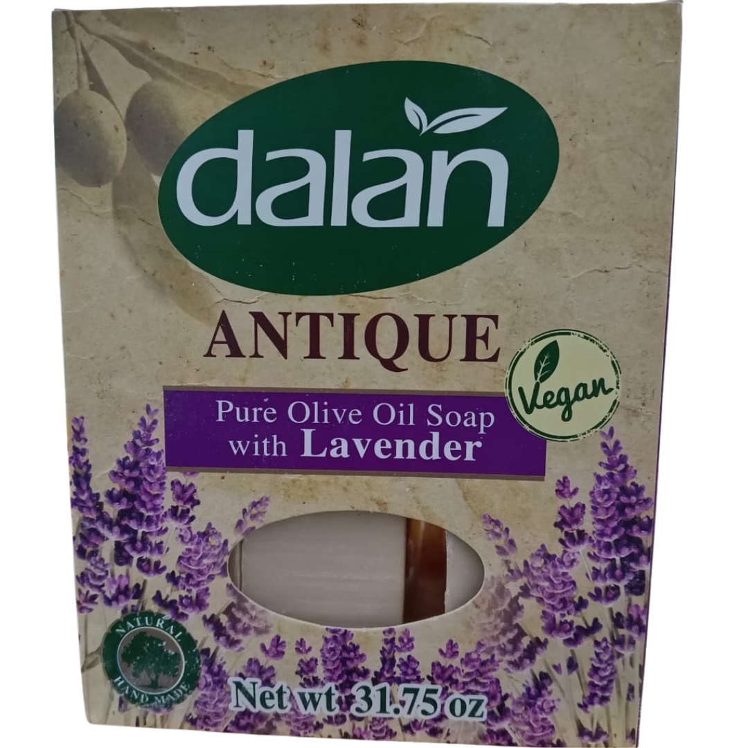 Dalan Antique set of 6 Pure Olive Oil Soaps with Lavender – Gentle & Natural