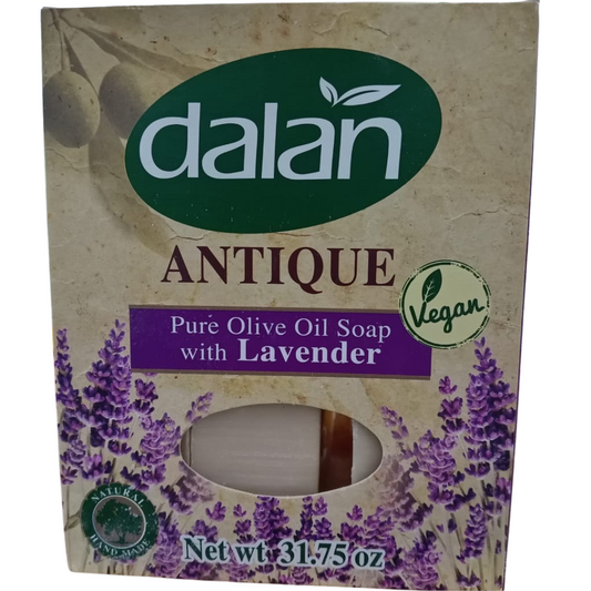 Dalan Antique set of 6 Pure Olive Oil Soaps with Lavender – Gentle & Natural