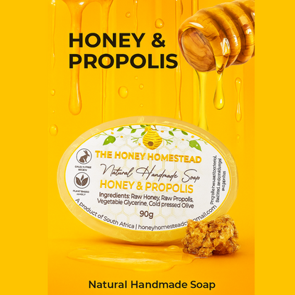 The Honey Homestead Honey-Infused Soap Set of 5 - Natural & Nourishing