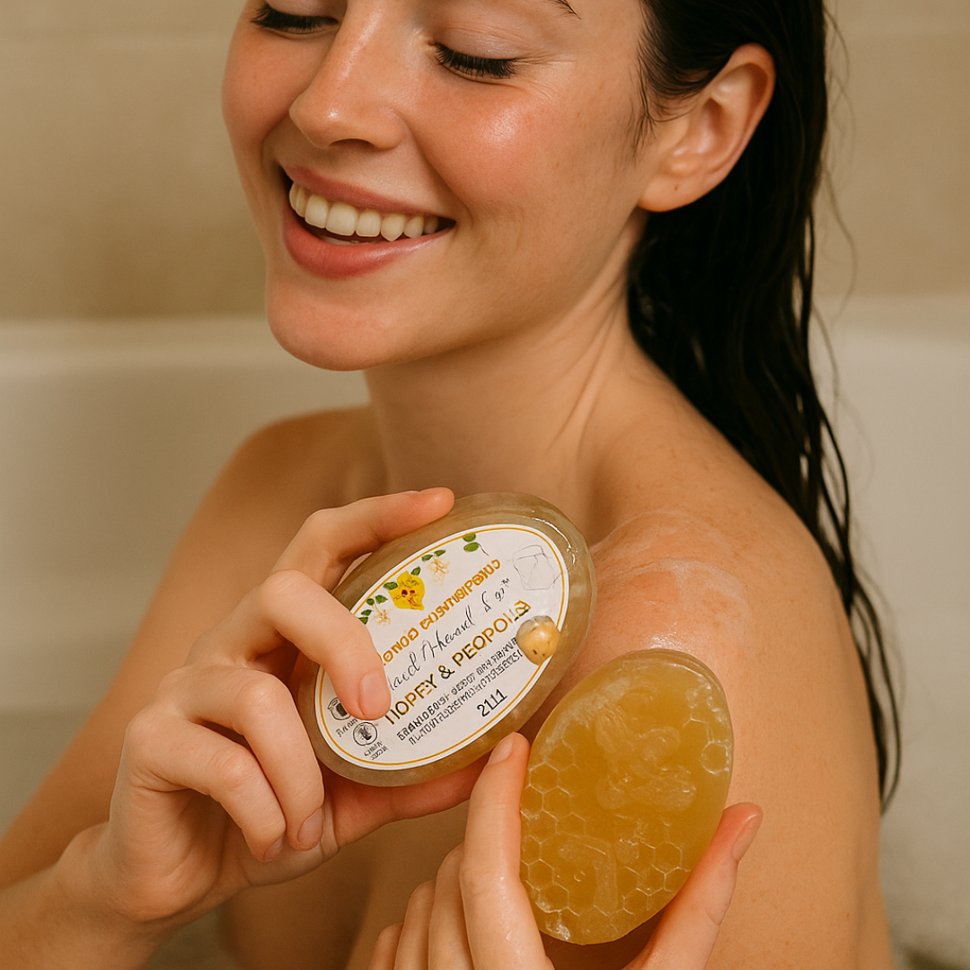The Honey Homestead Honey-Infused Soap Set of 5 - Natural & Nourishing