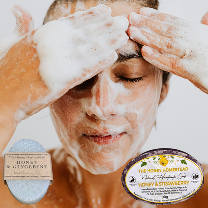 The Honey Homestead Honey-Infused Soap Set of 5 - Natural & Nourishing