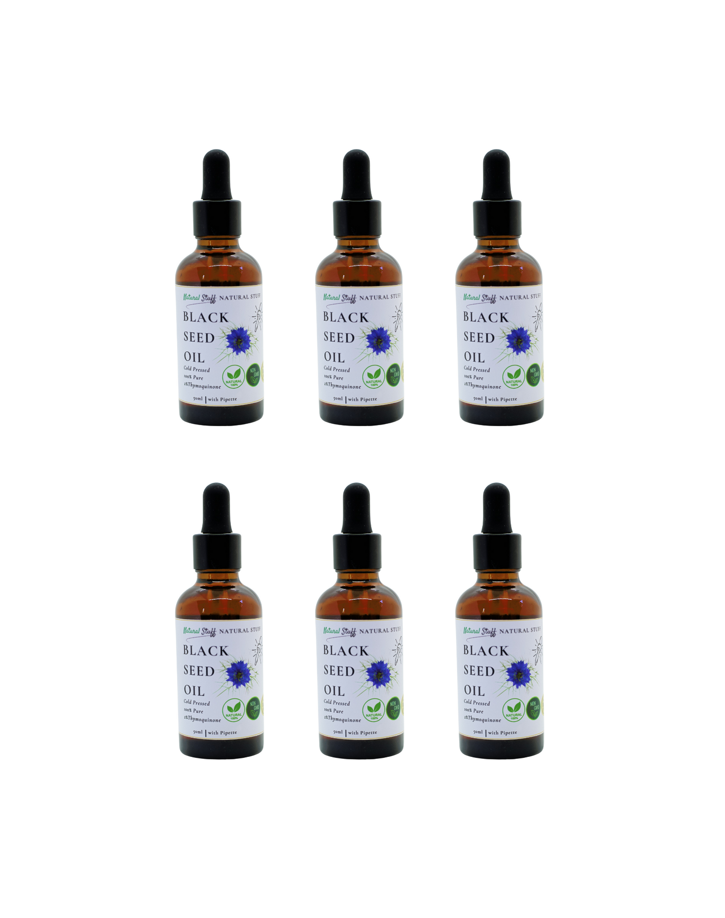 Natural Stuff Premium Black Seed Oil, 100% Natural, The Universal Remedy 50ml